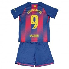 Maglia FC Barcelona Lewandowski 9 Bambino Divisa Prima 2025/26
