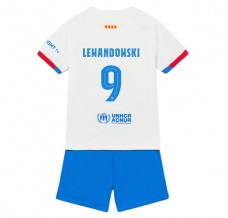 Maglia FC Barcelona Lewandowski 9 Bambino Divisa Trasferta 2023/24 Maglia FC Barcelona Lewandowski 9 Bambino Divisa Trasferta 2023/24