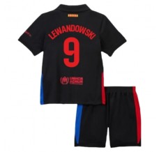 Maglia FC Barcelona Lewandowski 9 Bambino Divisa Trasferta 2024/25
