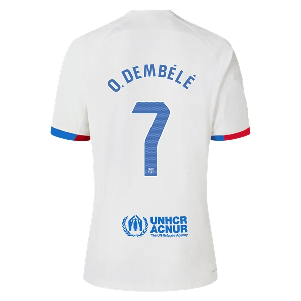 Maglia FC Barcelona O. Dembélé 7 Divisa Trasferta 2023/24 Maglia FC Barcelona O. Dembélé 7 Divisa Trasferta 2023/24