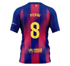 Maglia FC Barcelona Pedri 8 Divisa Prima 2025/26