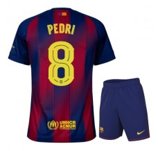 Maglia FC Barcelona Pedri 8 Kit Gara Home Bambino 2025/26