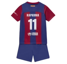 Maglia FC Barcelona Raphinha 11 Bambino Divisa Prima 2023/24