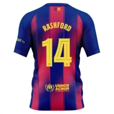 Maglia FC Barcelona Rashford 14 Divisa Prima 2025/26