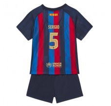 Maglia FC Barcelona Sergio 5 Bambino Divisa Prima 2022/23
