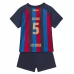 Maglia FC Barcelona Sergio 5 Bambino Divisa Prima 2022/23