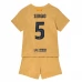 Maglia FC Barcelona Sergio 5 Bambino Divisa Trasferta 2022/23