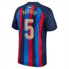 Maglia FC Barcelona Sergio 5 Divisa Prima 2022/23
