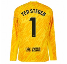 Maglia FC Barcelona Ter Stegen 1 Portiere Divisa Trasferta 2024/25 Manica Lunga