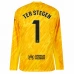 Maglia FC Barcelona Ter Stegen 1 Portiere Divisa Trasferta 2024/25 Manica Lunga