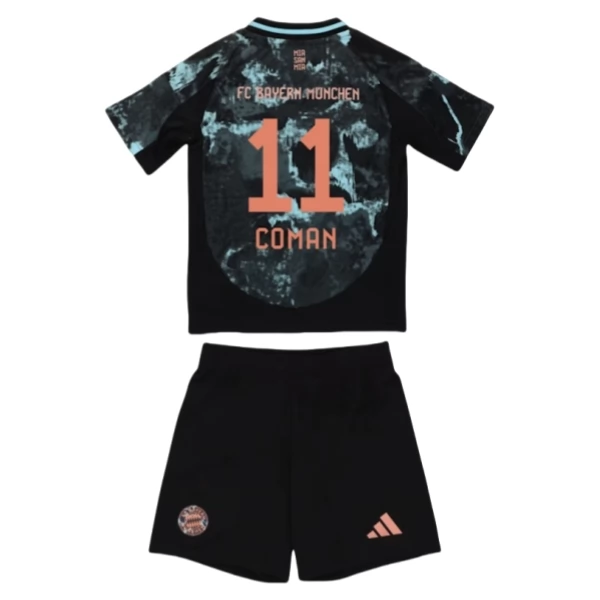 Maglia FC Bayern München Coman 11 Bambino Divisa Trasferta 2024/25 Maglia FC Bayern München Coman 11 Bambino Divisa Trasferta 2024/25