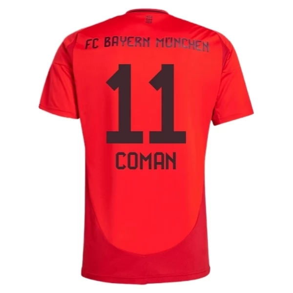 Maglia FC Bayern München Coman 11 Divisa Prima 2024/25 Maglia FC Bayern München Coman 11 Divisa Prima 2024/25