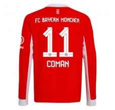 Maglia FC Bayern München Coman 11 Divisa Prima 2025/26 Manica Lunga
