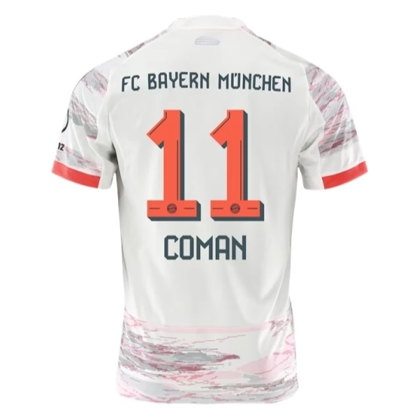 Maglia FC Bayern München Coman 11 Divisa Trasferta 2025/26 Maglia FC Bayern München Coman 11 Divisa Trasferta 2025/26