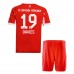 Maglia FC Bayern München Davies 19 Bambino Divisa Prima 2025/26