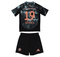 Maglia FC Bayern München Davies 19 Bambino Divisa Trasferta 2024/25