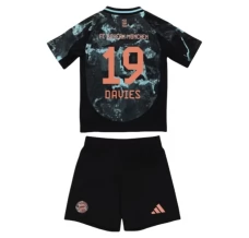 Maglia FC Bayern München Davies 19 Bambino Divisa Trasferta 2024/25