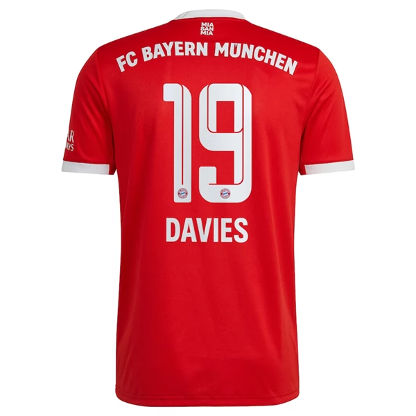 Maglia FC Bayern München Davies 19 Divisa Prima 2022/23 Maglia FC Bayern München Davies 19 Divisa Prima 2022/23