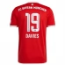 Maglia FC Bayern München Davies 19 Divisa Prima 2022/23 Maglia FC Bayern München Davies 19 Divisa Prima 2022/23