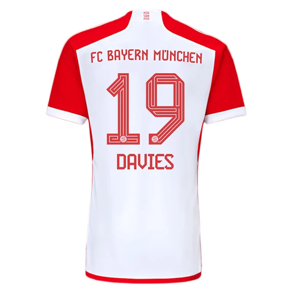 Maglia FC Bayern München Davies 19 Divisa Prima 2023/24 Maglia FC Bayern München Davies 19 Divisa Prima 2023/24