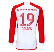 Maglia FC Bayern München Davies 19 Divisa Prima 2023/24 Manica Lunga