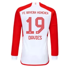 Maglia FC Bayern München Davies 19 Divisa Prima 2023/24 Manica Lunga