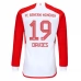Maglia FC Bayern München Davies 19 Divisa Prima 2023/24 Manica Lunga