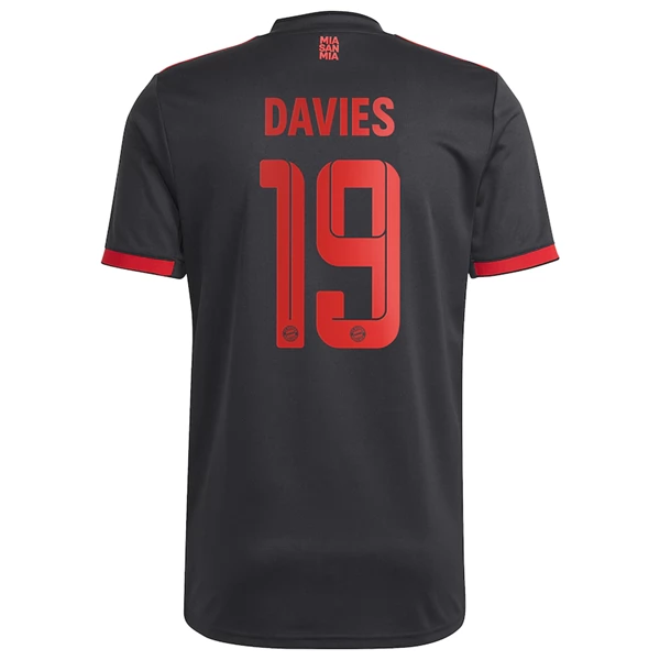 Maglia FC Bayern München Davies 19 Divisa Terza 2022/23 Maglia FC Bayern München Davies 19 Divisa Terza 2022/23