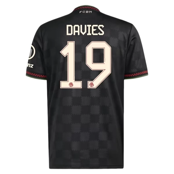 Maglia FC Bayern München Davies 19 Divisa Terza 2025/26 Maglia FC Bayern München Davies 19 Divisa Terza 2025/26