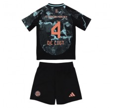 Maglia FC Bayern München De Ligt 4 Bambino Divisa Trasferta 2024/25