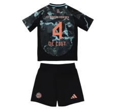 Maglia FC Bayern München De Ligt 4 Bambino Divisa Trasferta 2024/25 Maglia FC Bayern München De Ligt 4 Bambino Divisa Trasferta 2024/25