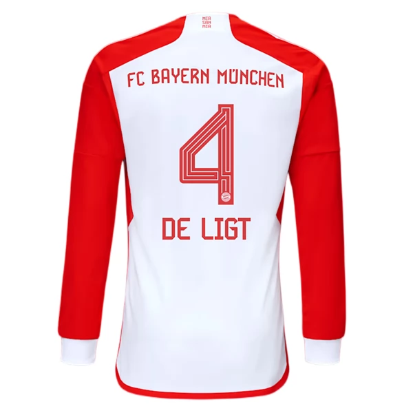 Maglia FC Bayern München De Ligt 4 Divisa Prima 2023/24 Manica Lunga Maglia FC Bayern München De Ligt 4 Divisa Prima 2023/24 Manica Lunga