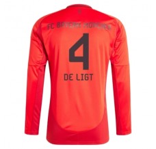 Maglia FC Bayern München De Ligt 4 Divisa Prima 2024/25 Manica Lunga