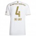 Maglia FC Bayern München De Ligt 4 Divisa Trasferta 2022/23