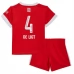 Maglia FC Bayern München De Ligt 4 Kid Divisa Prima 2022/23