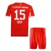 Maglia FC Bayern München Dier 15 Bambino Divisa Prima 2025/26 Maglia FC Bayern München Dier 15 Bambino Divisa Prima 2025/26