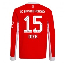 Maglia FC Bayern München Dier 15 Divisa Prima 2025/26 Manica Lunga