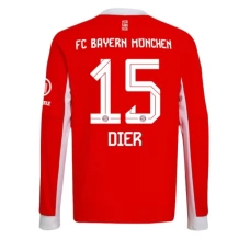 Maglia FC Bayern München Dier 15 Divisa Prima 2025/26 Manica Lunga
