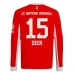 Maglia FC Bayern München Dier 15 Divisa Prima 2025/26 Manica Lunga