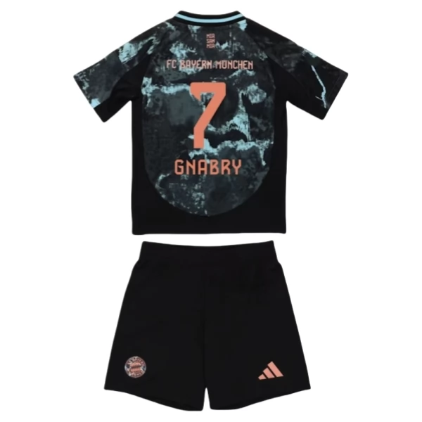 Maglia FC Bayern München Gnabry 7 Bambino Divisa Trasferta 2024/25 Maglia FC Bayern München Gnabry 7 Bambino Divisa Trasferta 2024/25