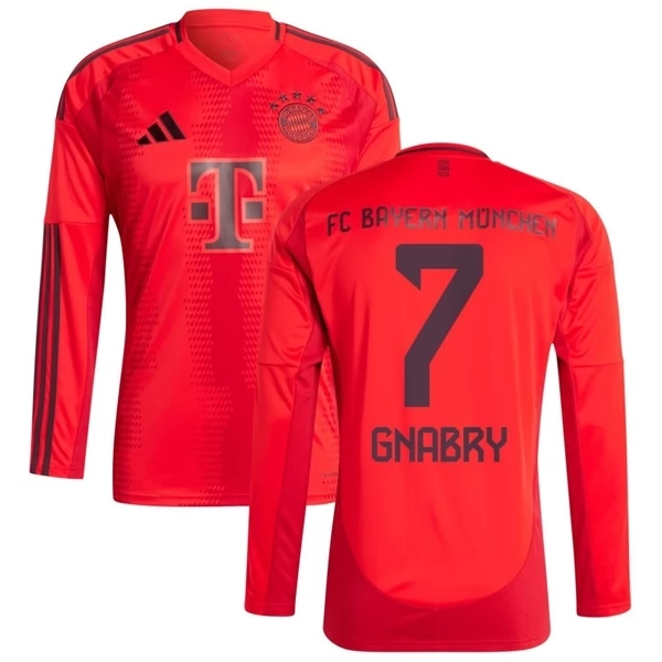 Maglia FC Bayern München Gnabry 7 Divisa Prima 2024/25 Manica Lunga Maglia FC Bayern München Gnabry 7 Divisa Prima 2024/25 Manica Lunga