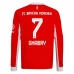 Maglia FC Bayern München Gnabry 7 Divisa Prima 2025/26 Manica Lunga