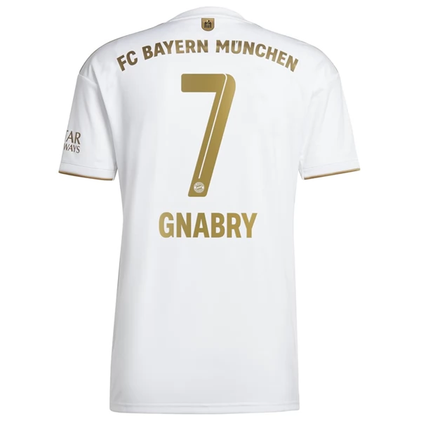 Maglia FC Bayern München Gnabry 7 Divisa Trasferta 2022/23 Maglia FC Bayern München Gnabry 7 Divisa Trasferta 2022/23