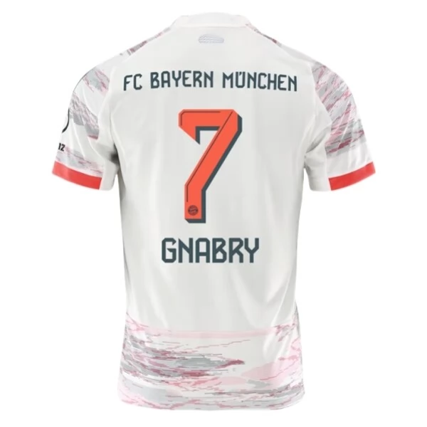 Maglia FC Bayern München Gnabry 7 Divisa Trasferta 2025/26 Maglia FC Bayern München Gnabry 7 Divisa Trasferta 2025/26