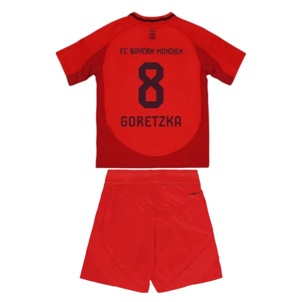 Maglia FC Bayern München Goretzka 8 Bambino Divisa Prima 2024/25 Maglia FC Bayern München Goretzka 8 Bambino Divisa Prima 2024/25