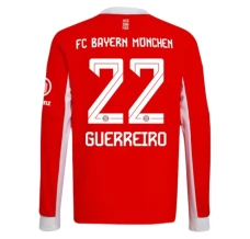 Maglia FC Bayern München Guerreiro 22 Divisa Prima 2025/26 Manica Lunga Maglia FC Bayern München Guerreiro 22 Divisa Prima 2025/26 Manica Lunga