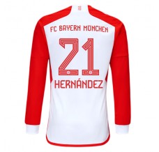 Maglia FC Bayern München Hernandez 21 Divisa Prima 2023/24 Manica Lunga