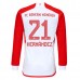 Maglia FC Bayern München Hernandez 21 Divisa Prima 2023/24 Manica Lunga
