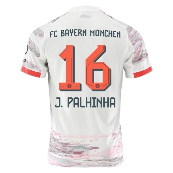 Maglia FC Bayern München J.Palhinha 16 Divisa Trasferta 2025/26 Maglia FC Bayern München J.Palhinha 16 Divisa Trasferta 2025/26