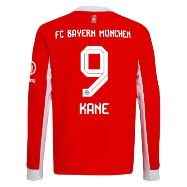 Maglia FC Bayern München Kane 9 Divisa Prima 2025/26 Manica Lunga Maglia FC Bayern München Kane 9 Divisa Prima 2025/26 Manica Lunga